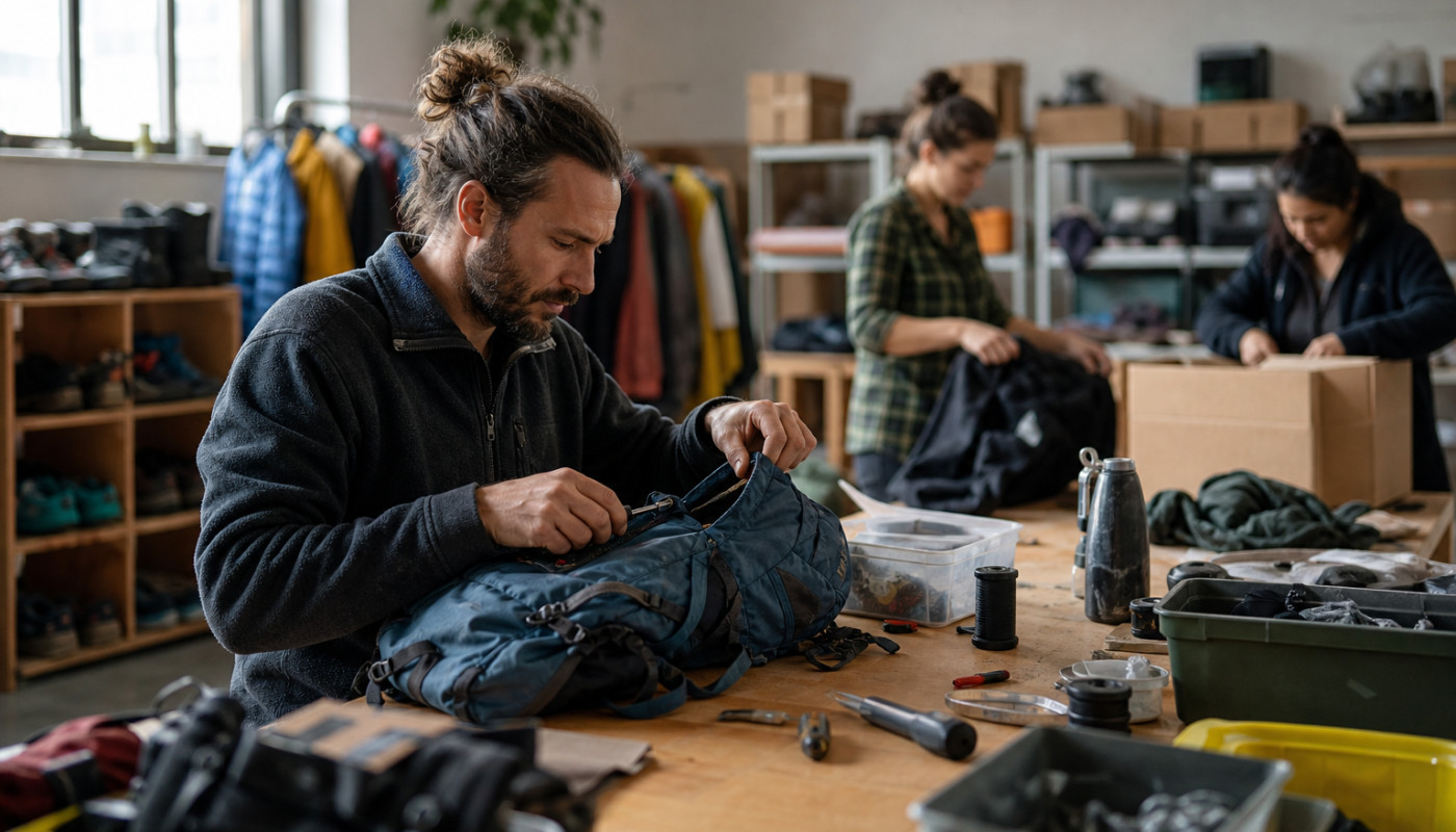 Ein zweites Leben für unsere Ausrüstung: Reparatur, Recycling, Spende